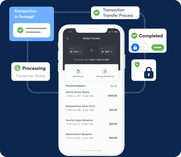 Transparent transaction status