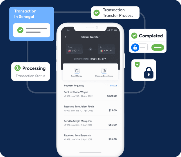 Transparent transaction status