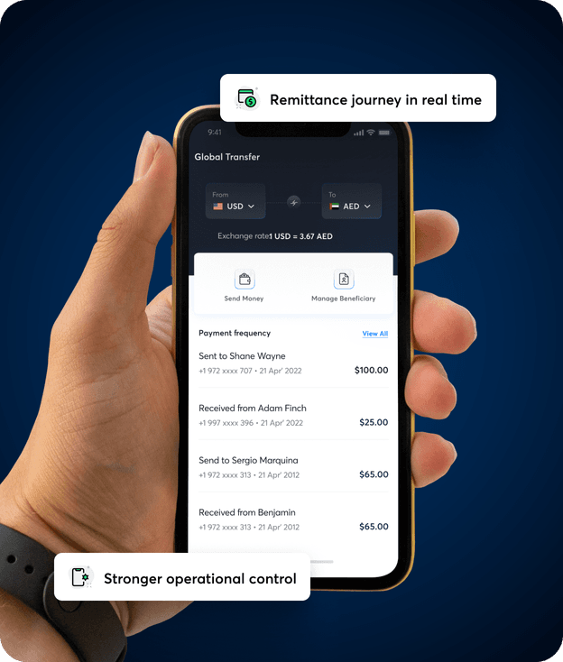 Full transaction lifecycle. Total control
